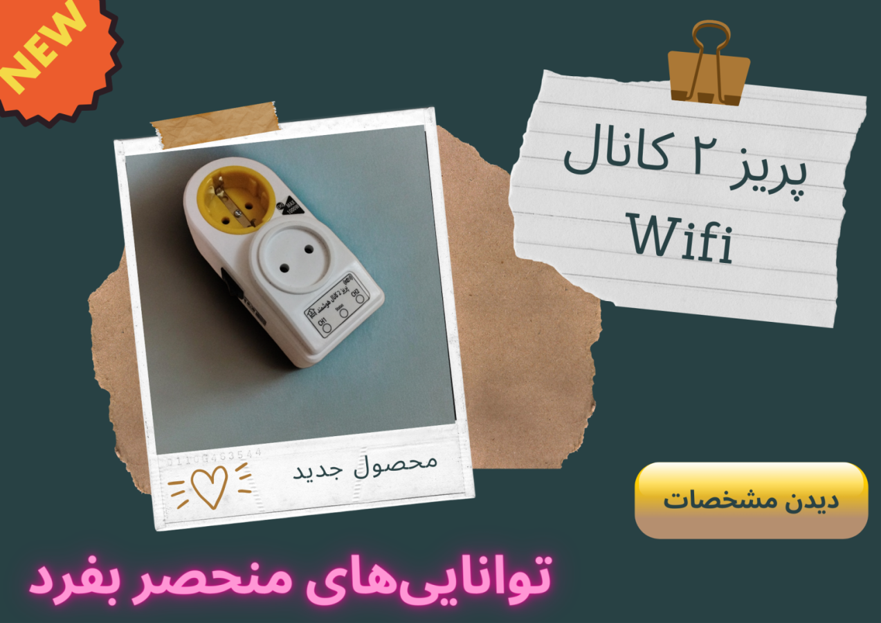 پریز 2 کانال وای فای